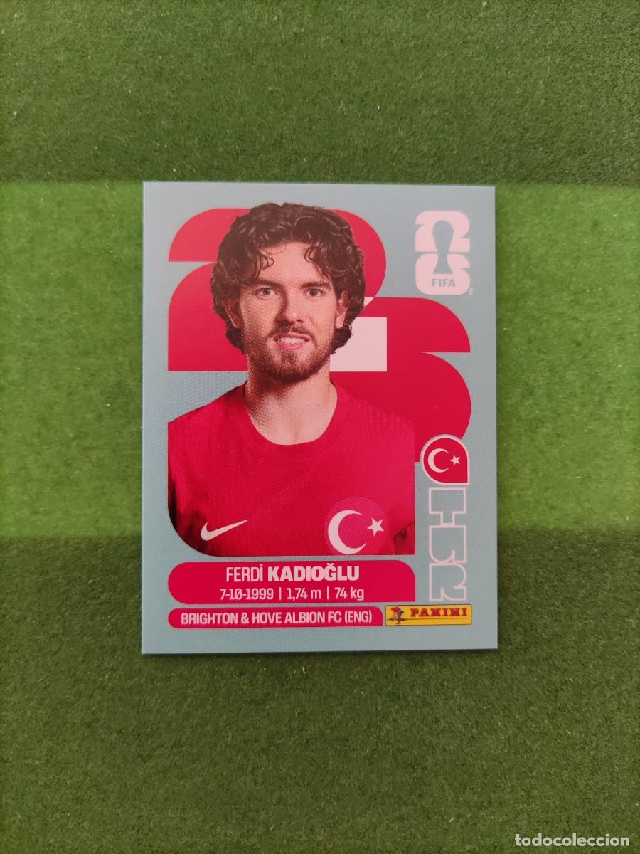 Cromos de F&uacute;tbol: Kadioglu Turqu&iacute;a TUR 8 Sticker Mundial 2026 FIFA World Cup / Sin pegar