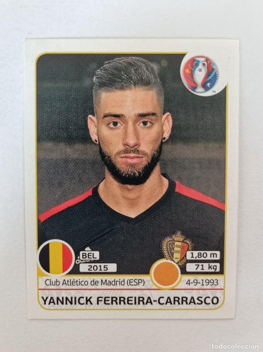 Cromos de F&uacute;tbol: #480 YANNICK FERREIRA-CARRASCO (BELGICA) EURO FRANCIA 2016 PANINI
