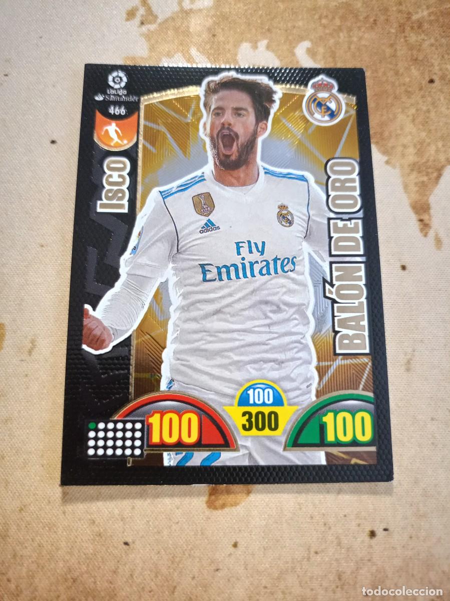 Cromos de F&uacute;tbol: Bal&oacute;n de oro 466 ISCO Adrenalyn 2017-18