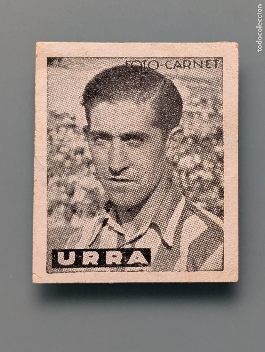 Cromos de F&uacute;tbol: RARO CROMO URRA ATLETICO BILBAO LIGA 1942 1943 1942/43 ED CISNE LIBRETA DEPORTIVA ATHLETIC CLUB