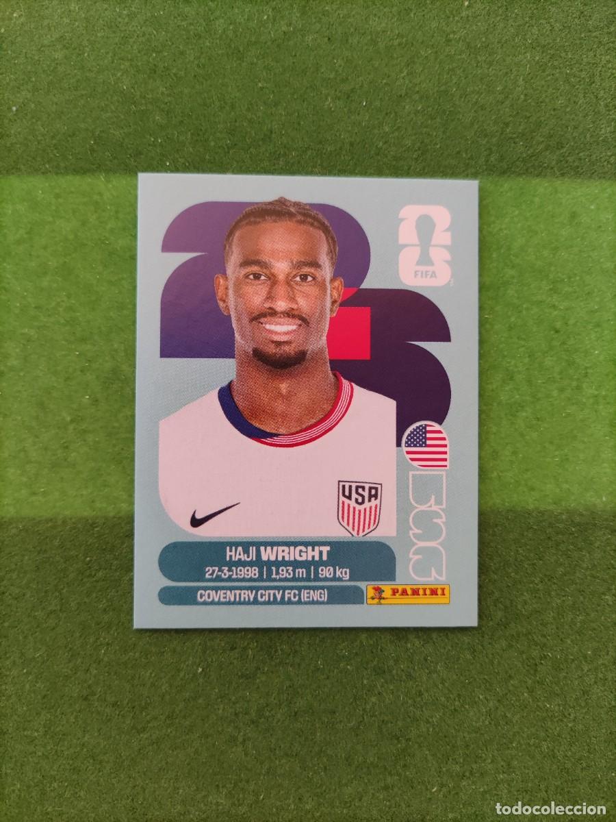 Cromos de F&uacute;tbol: Wright Estados Unidos USA 19 Sticker Mundial 2026 FIFA World Cup / Sin pegar