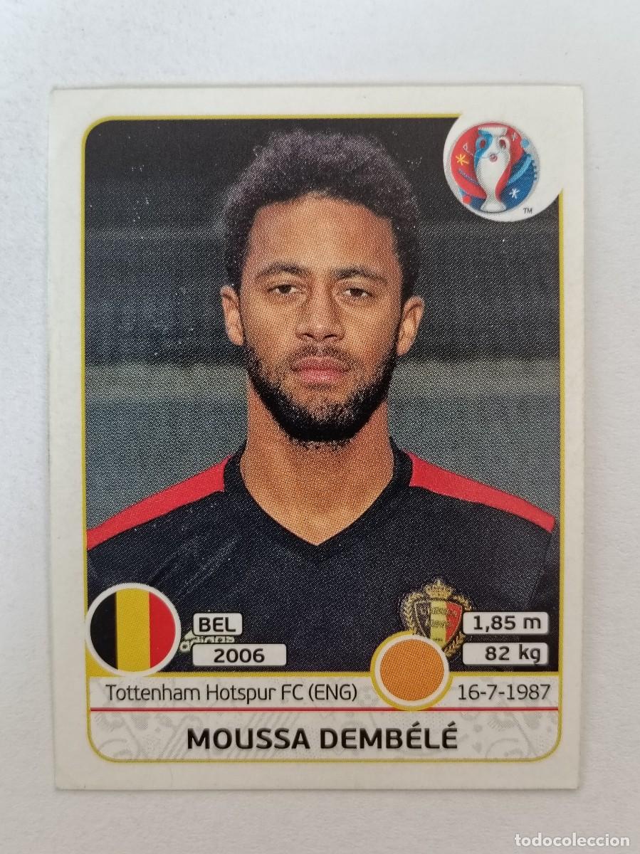 Cromos de F&uacute;tbol: #481 MOUSSA DEMBELE (BELGICA) EURO FRANCIA 2016 PANINI