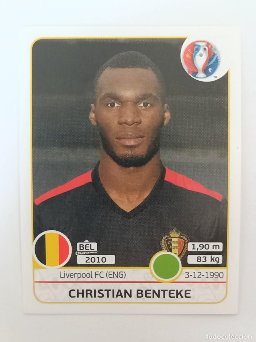 Fu&szlig;ball-Sticker: #482 CHRISTIAN BENTEKE (BELGICA) EURO FRANCIA 2016 PANINI
