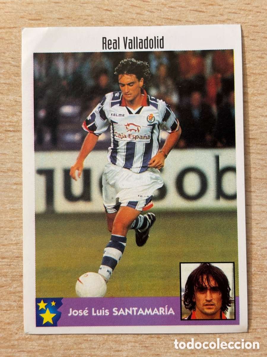 Fu&szlig;ball-Sticker: # 256 Santamar&iacute;a Real Valladolid Mejores Equipos de Europa 97-98 Panini