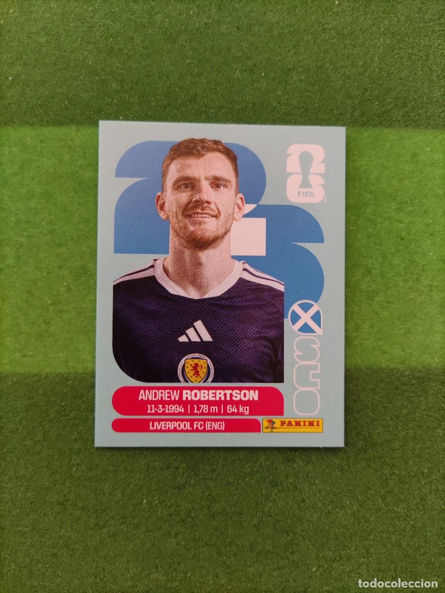 Cromos de F&uacute;tbol: Robertson Escocia ESC 6 Sticker Mundial 2026 FIFA World Cup / Sin pegar