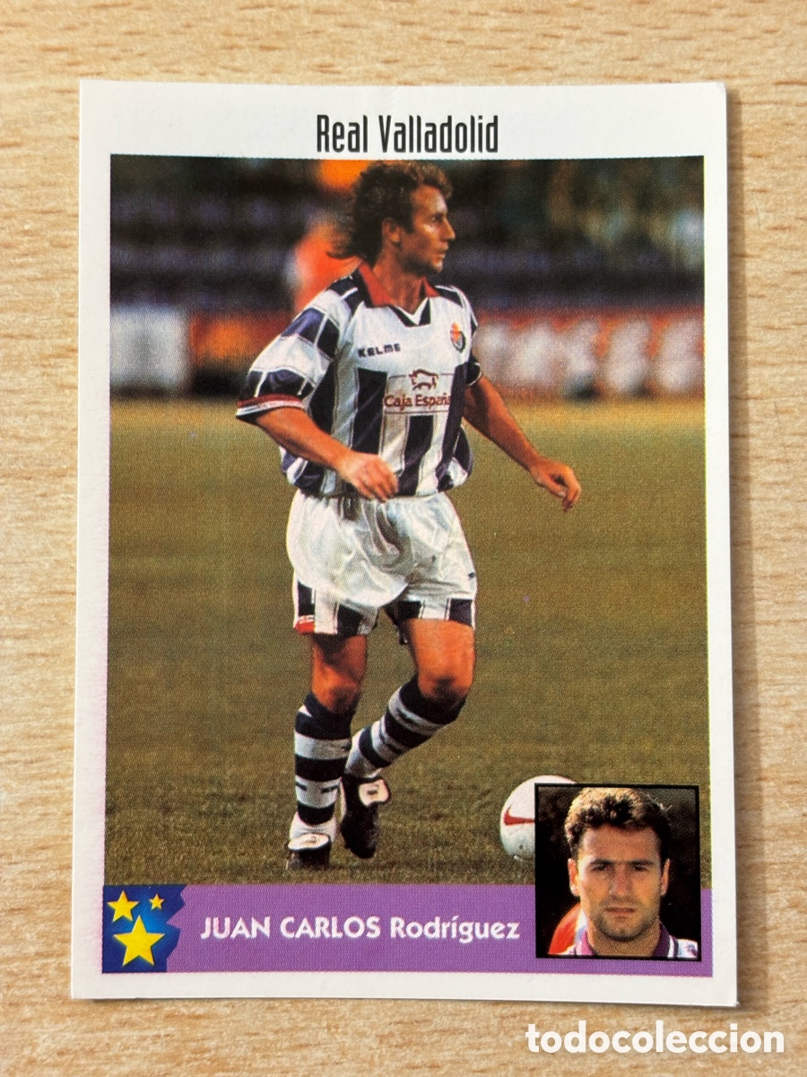 Cromos de F&uacute;tbol: # 254 Juan Carlos Real Valladolid Mejores Equipos de Europa 97-98