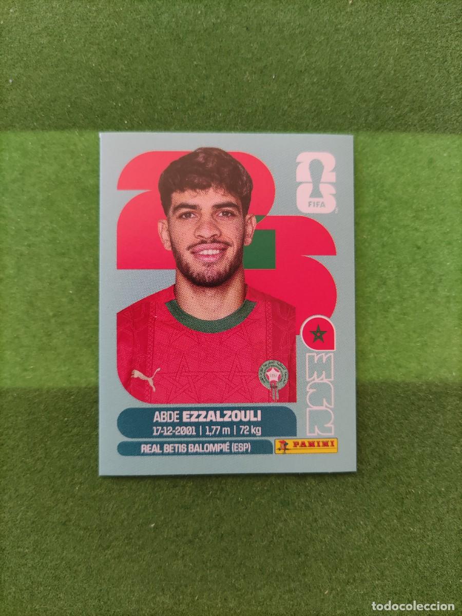 Cromos de F&uacute;tbol: Abde Ezzalzouli Marruecos MAR 17 Sticker Mundial 2026 FIFA World Cup / Sin pegar
