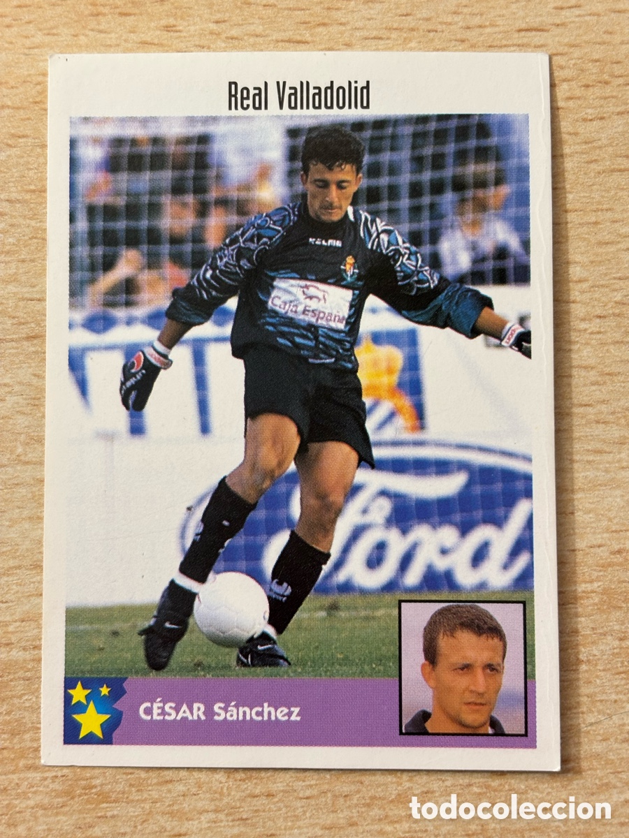 Cromos de F&uacute;tbol: # 253 Cesar Real Valladolid Mejores Equipos de Europa 97-98