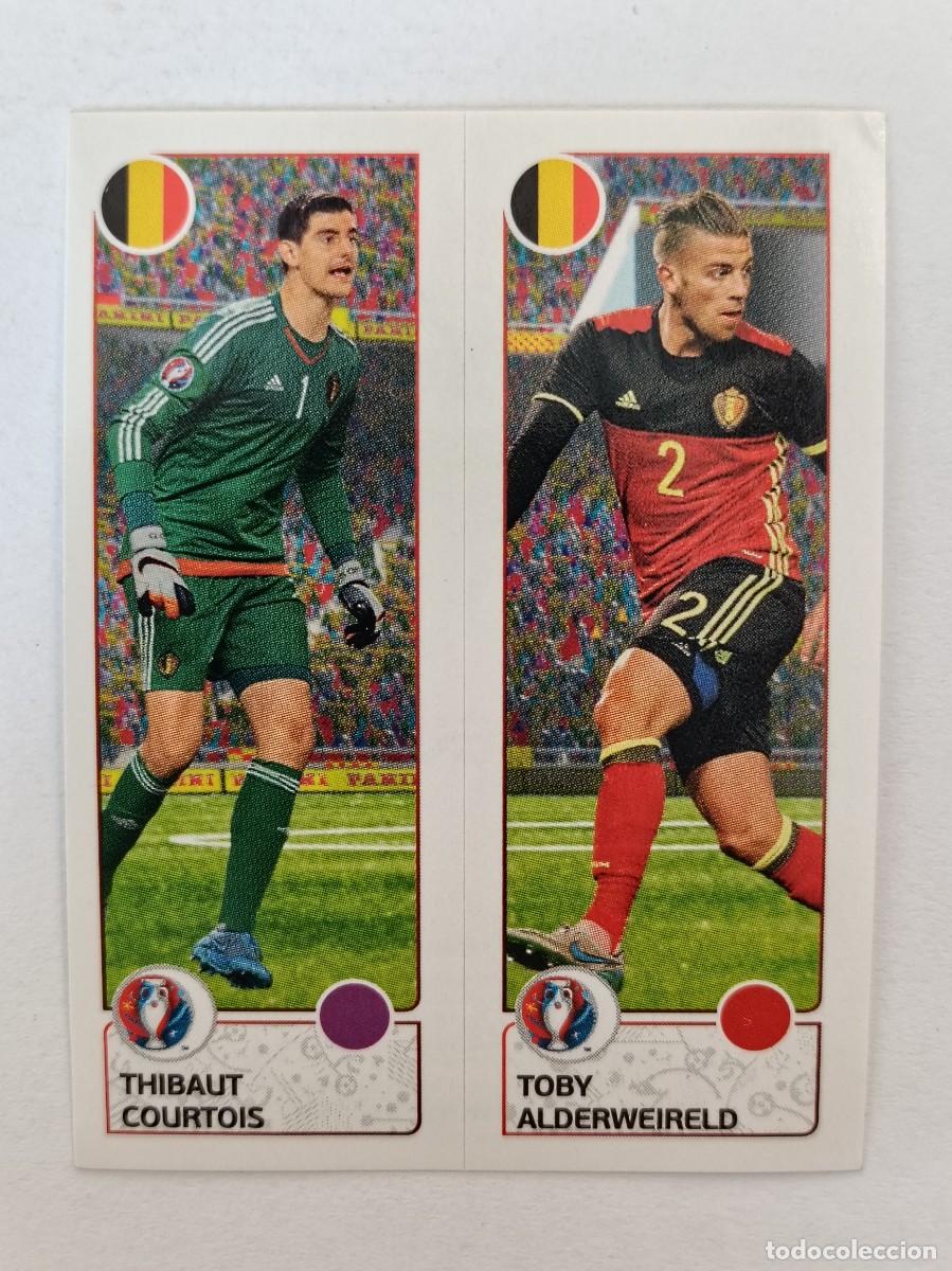 Cromos de F&uacute;tbol: #486 COURTOIS-ALDERWEIRELD (BELGICA) EURO FRANCIA 2016 PANINI