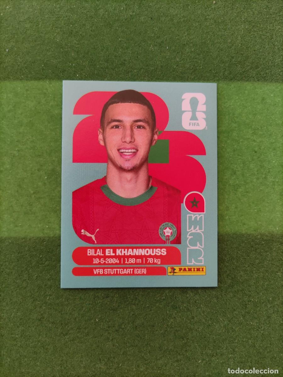 Cromos de F&uacute;tbol: El Khannouss Marruecos MAR 14 Sticker Mundial 2026 FIFA World Cup / Sin pegar