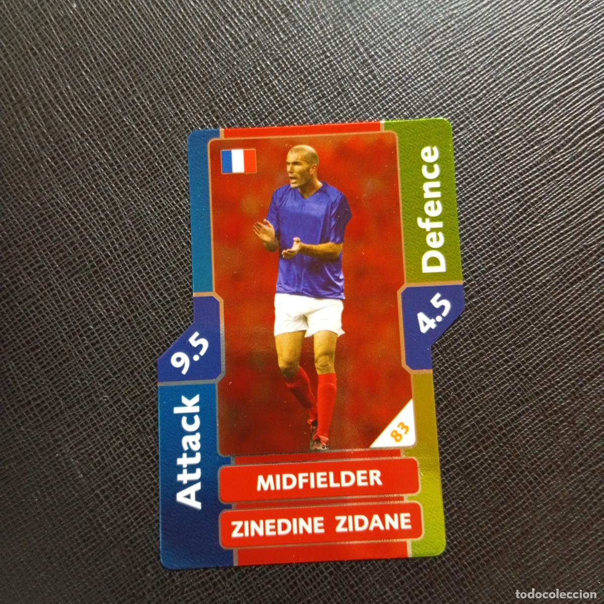 Cromos de F&uacute;tbol: ZIDANE FRANCIA TOPPS MATCH ATTAX MUNDIAL 2006 ALEMANIA CROMO FUTBOL 06 - A204 PG28 BRILLO
