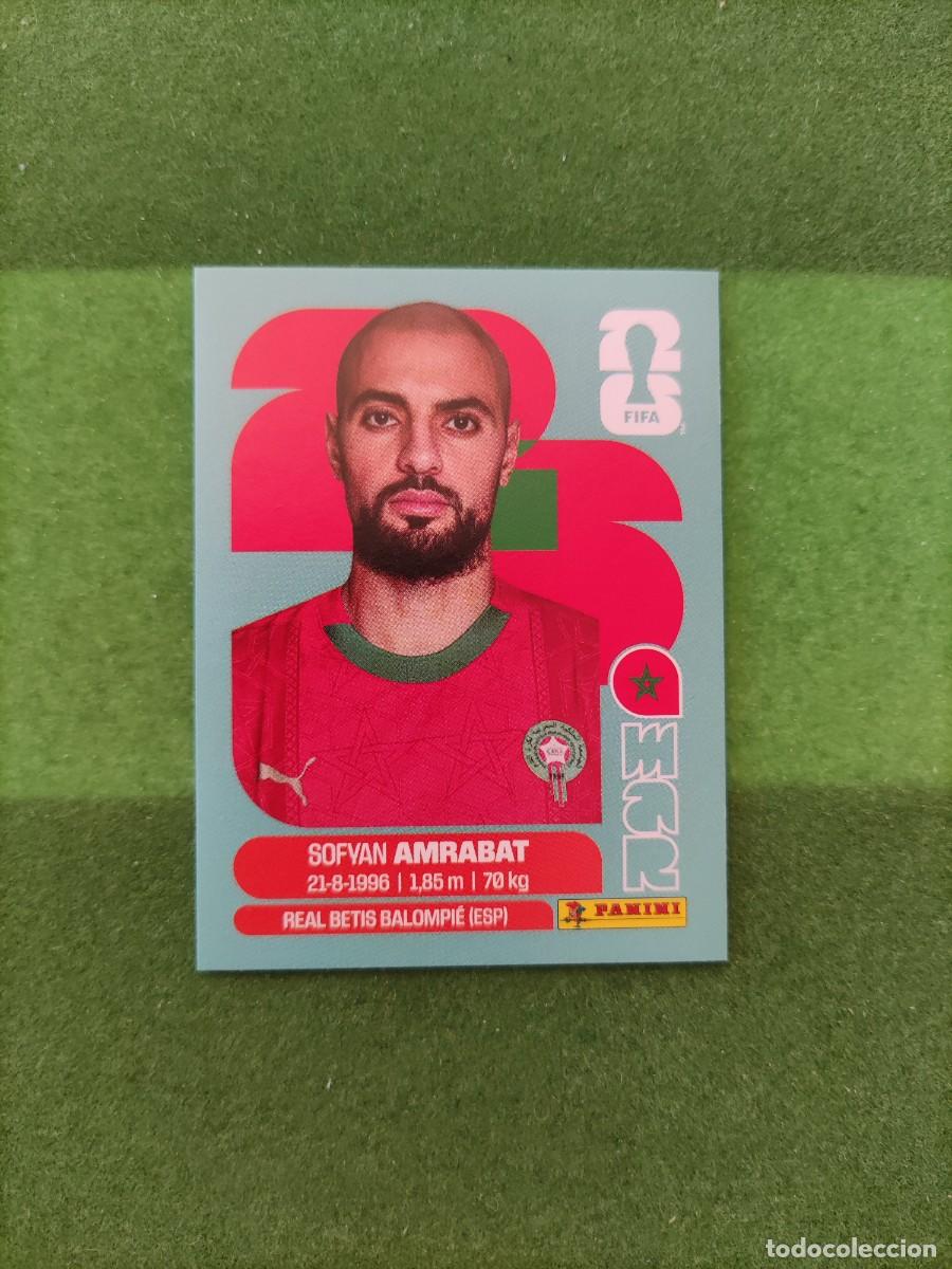Cromos de F&uacute;tbol: Amrabat Marruecos MAR 10 Sticker Mundial 2026 FIFA World Cup / Sin pegar
