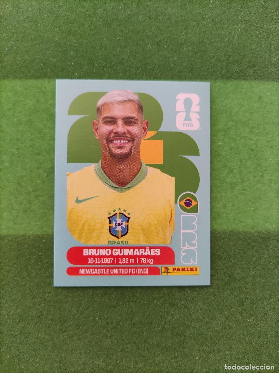 Cromos de F&uacute;tbol: Guimar&atilde;es Brasil BRA 11 Sticker Mundial 2026 FIFA World Cup / Sin pegar