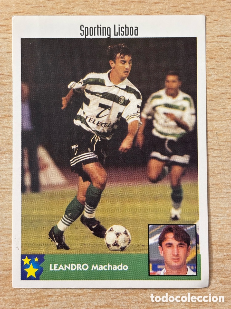 Cromos de F&uacute;tbol: # 252 Leandro Sporting de Lisboa Mejores Equipos de Europa 97-98 Brasil Portugal