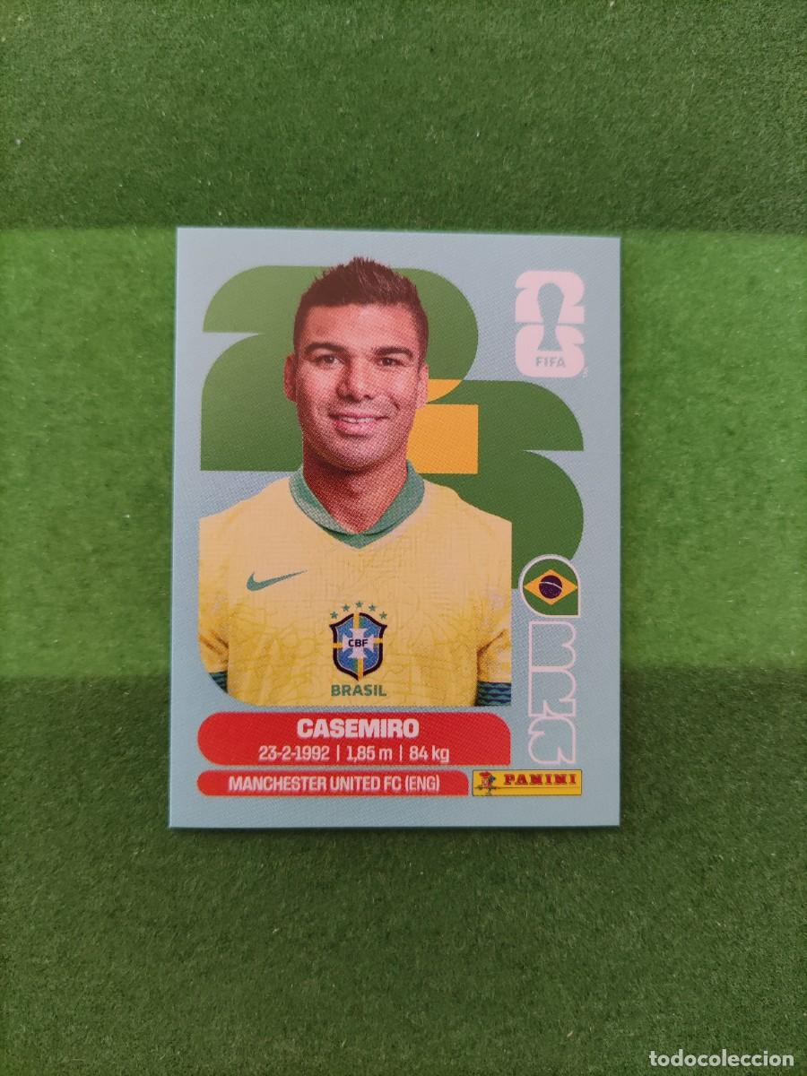 Cromos de F&uacute;tbol: Casemiro Brasil BRA 10 Sticker Mundial 2026 FIFA World Cup / Sin pegar