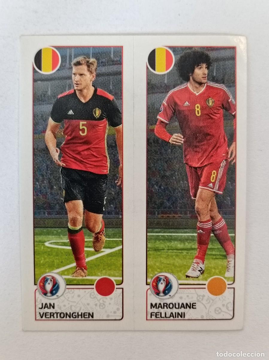 Cromos de F&uacute;tbol: #488 VERTONGHEN-FELLAINI (BELGICA) EURO FRANCIA 2016 PANINI
