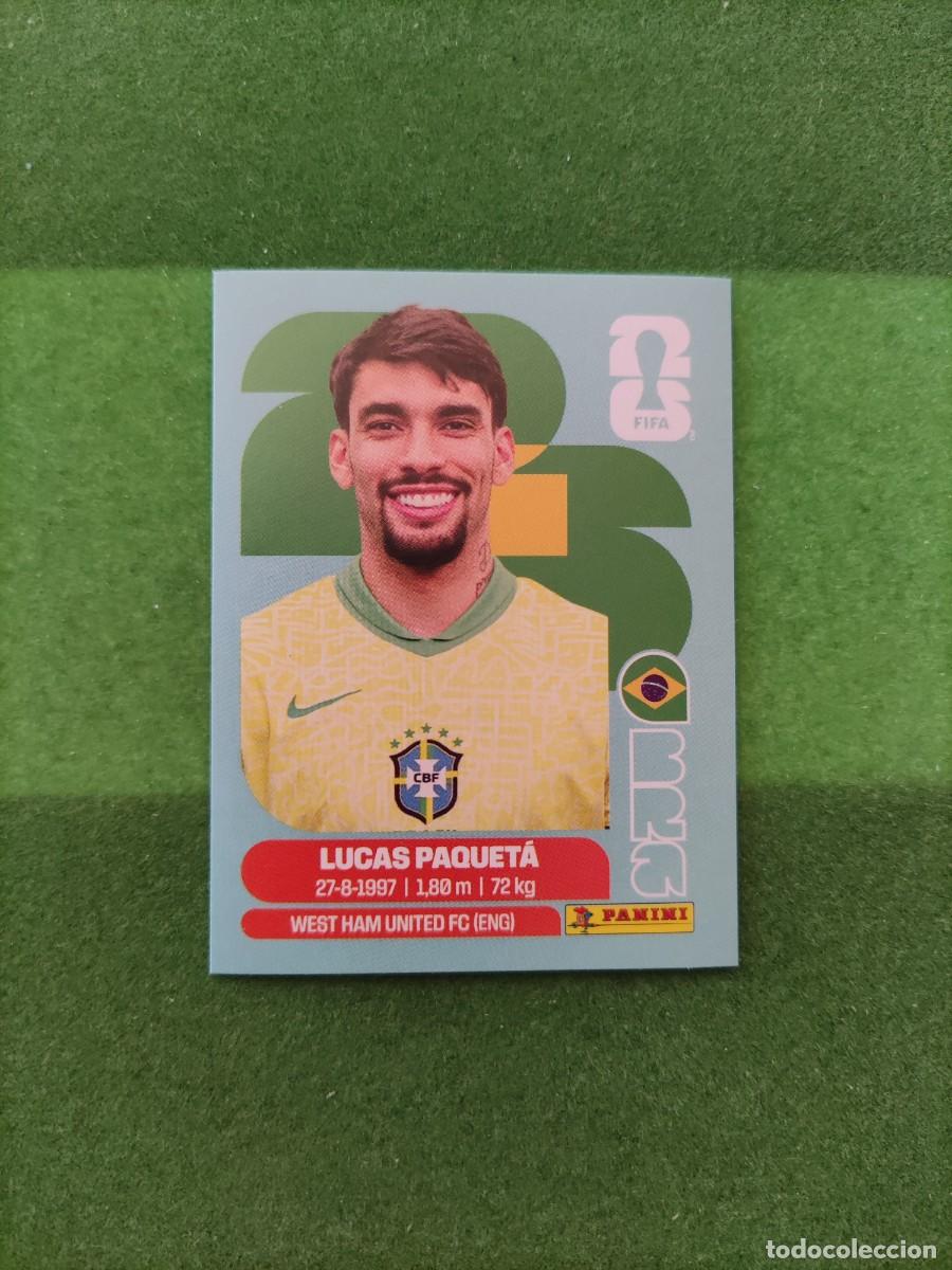 Cromos de F&uacute;tbol: Paquet&aacute; Brasil BRA 9 Sticker Mundial 2026 FIFA World Cup / Sin pegar