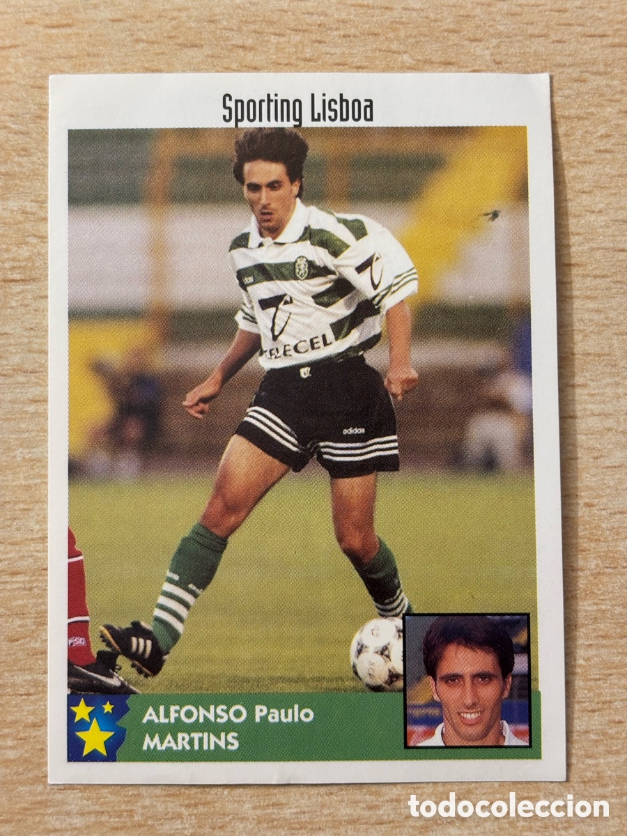 Cromos de F&uacute;tbol: # 248 Martins Sporting de Lisboa Portugal Mejores Equipos de Europa 97-98