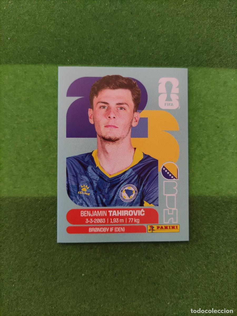 Cromos de F&uacute;tbol: Tahirović Bosnia Herzegovina BIH 9 Sticker Mundial 2026 FIFA World Cup / Sin pegar