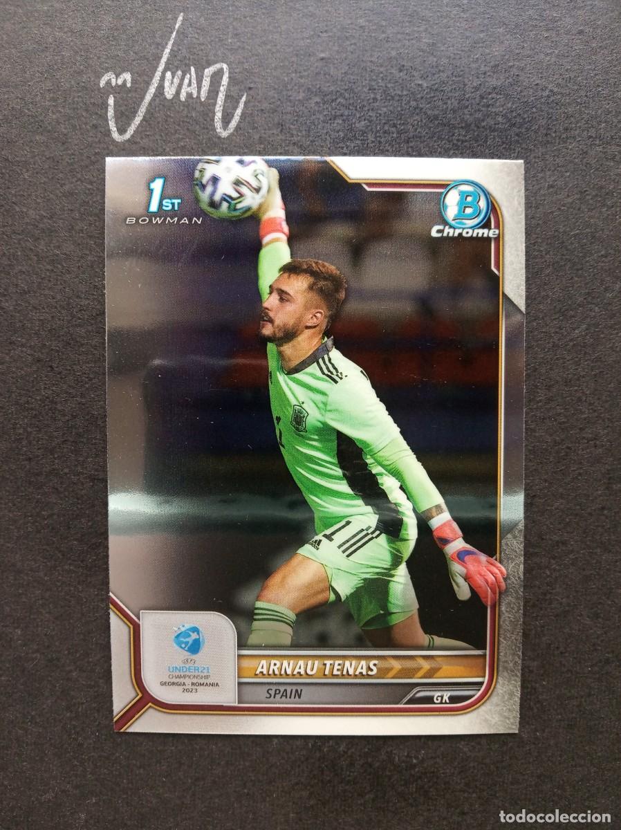 Football Stickers: N&ordm; 21 ARNAU TENAS ESPA&Ntilde;A PARIS PSG VILLARREAL 25 26 ⚽ TOPPS&reg; BOWMAN CHROME UEFA EURO UNDER 21 2023