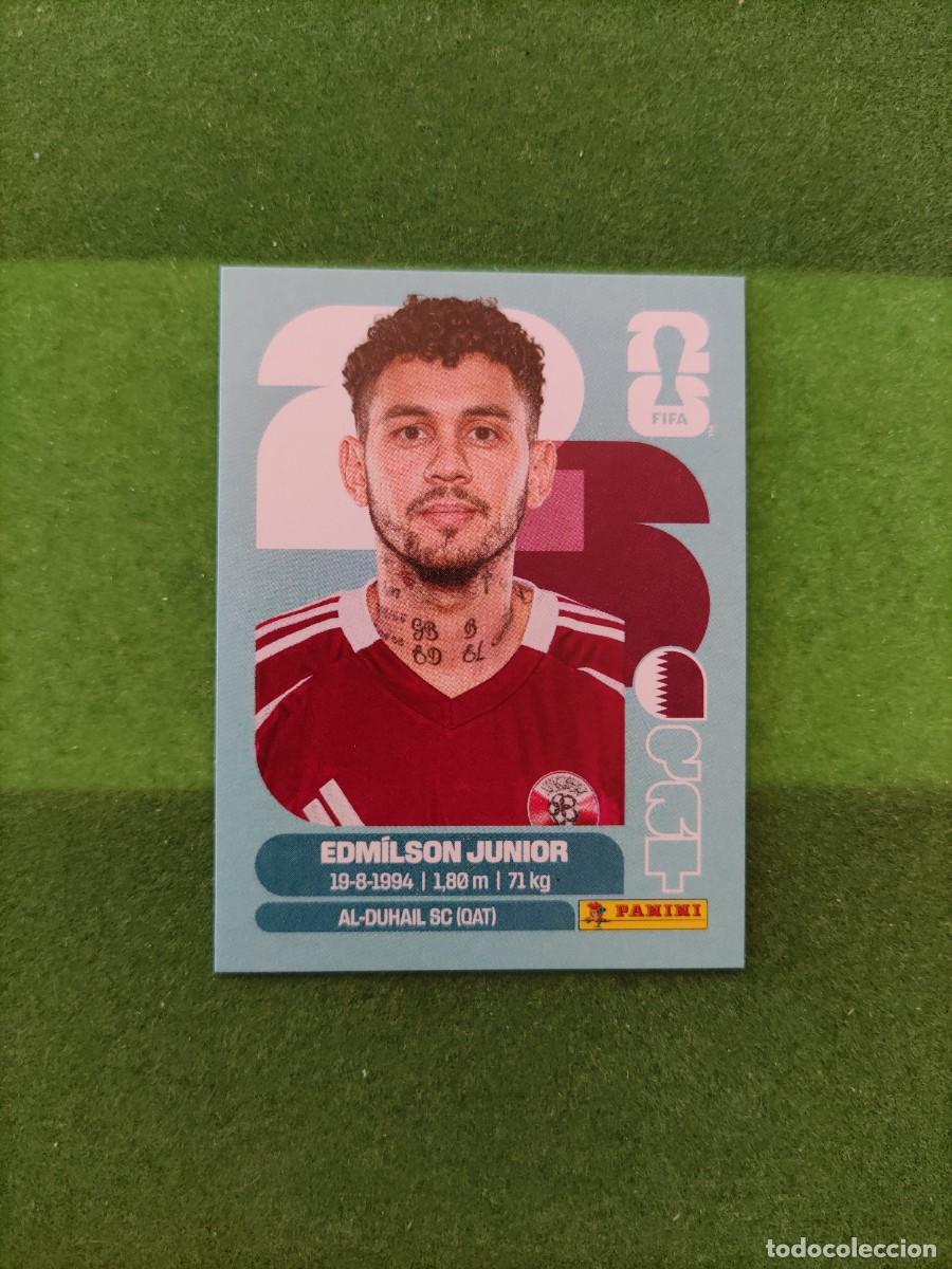 Cromos de F&uacute;tbol: Edmilson Junior Qatar QAT 17 Sticker Mundial 2026 FIFA World Cup / Sin pegar