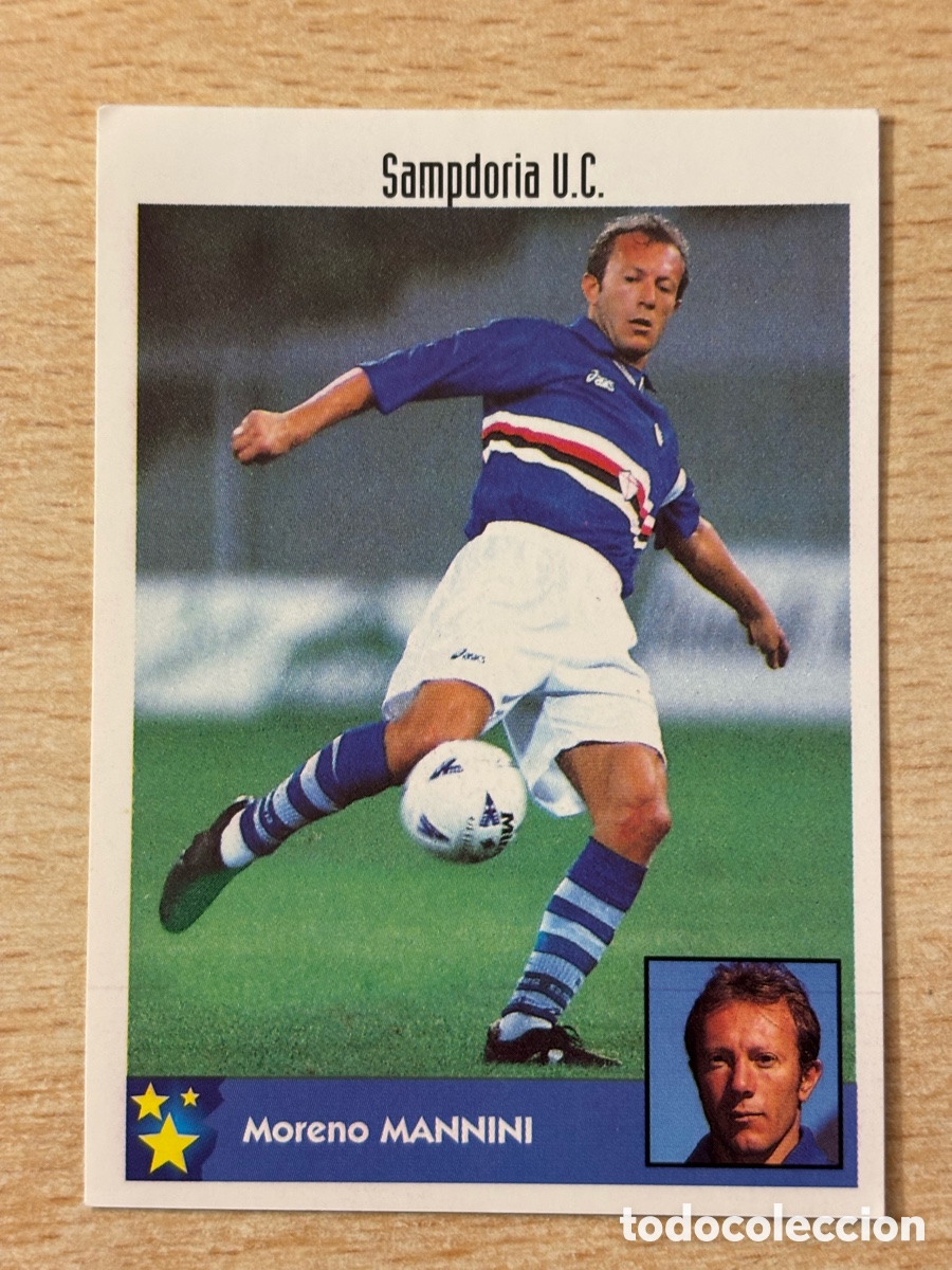 Fu&szlig;ball-Sticker: # 231 Mannini Italia Sampdoria Mejores Equipos de Europa 97-98 Panini