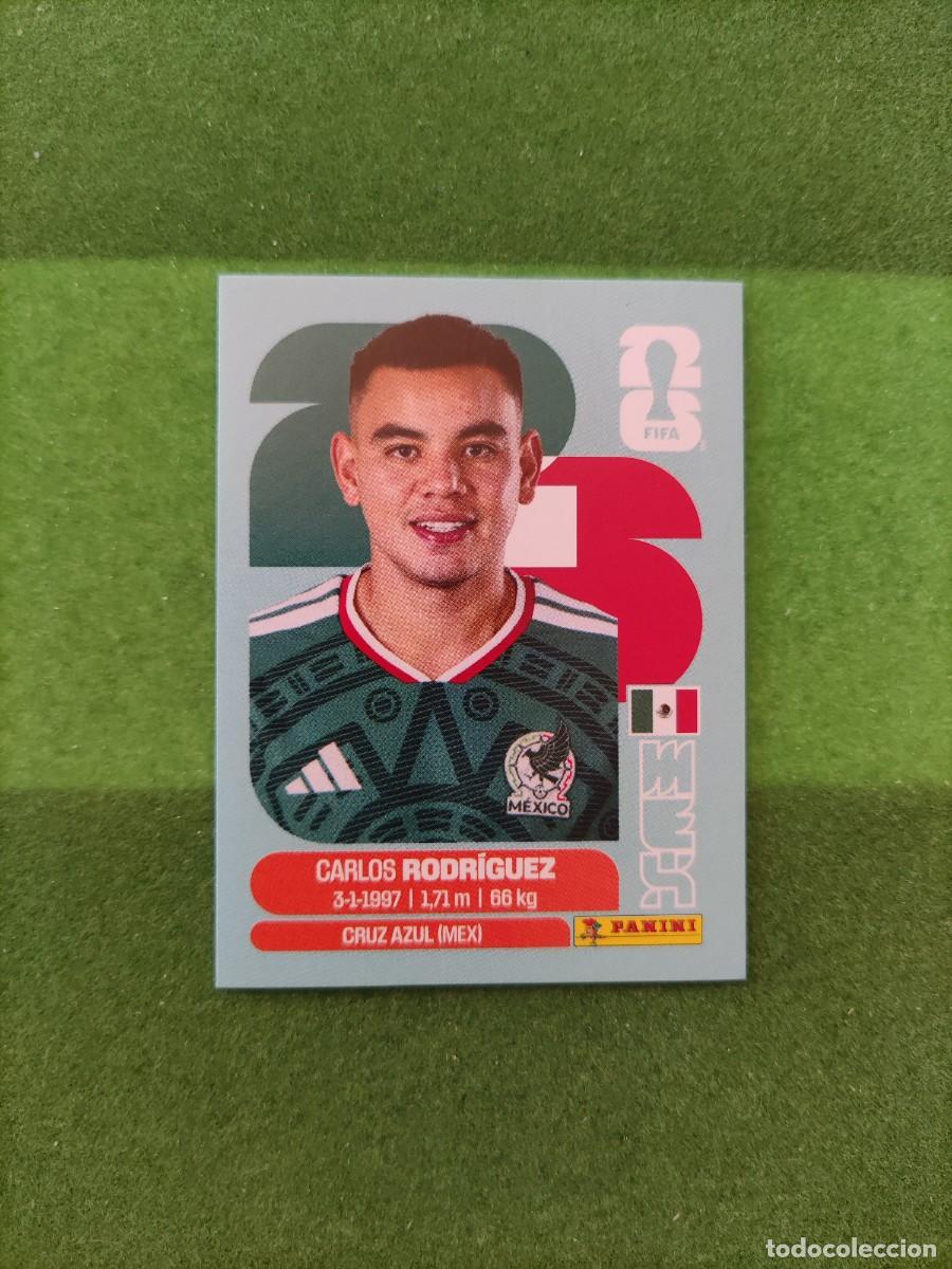 Cromos de F&uacute;tbol: Carlos Rodr&iacute;guez M&eacute;xico MEX 9 Sticker Mundial 2026 FIFA World Cup / Sin pegar