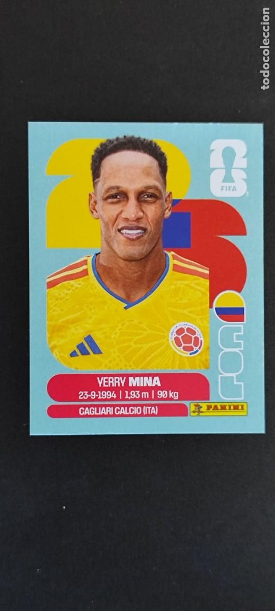 Cromos de F&uacute;tbol: FIFA WORLD CUP 2026 STICKER YERRY MINA COLOMBIA # COL5 PANINI
