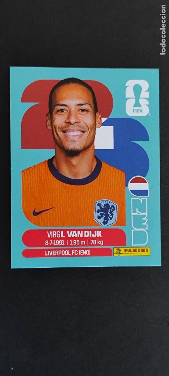 Cromos de F&uacute;tbol: FIFA WORLD CUP 2026 STICKER VAN DIJK HOLANDA # NED3 PANINI