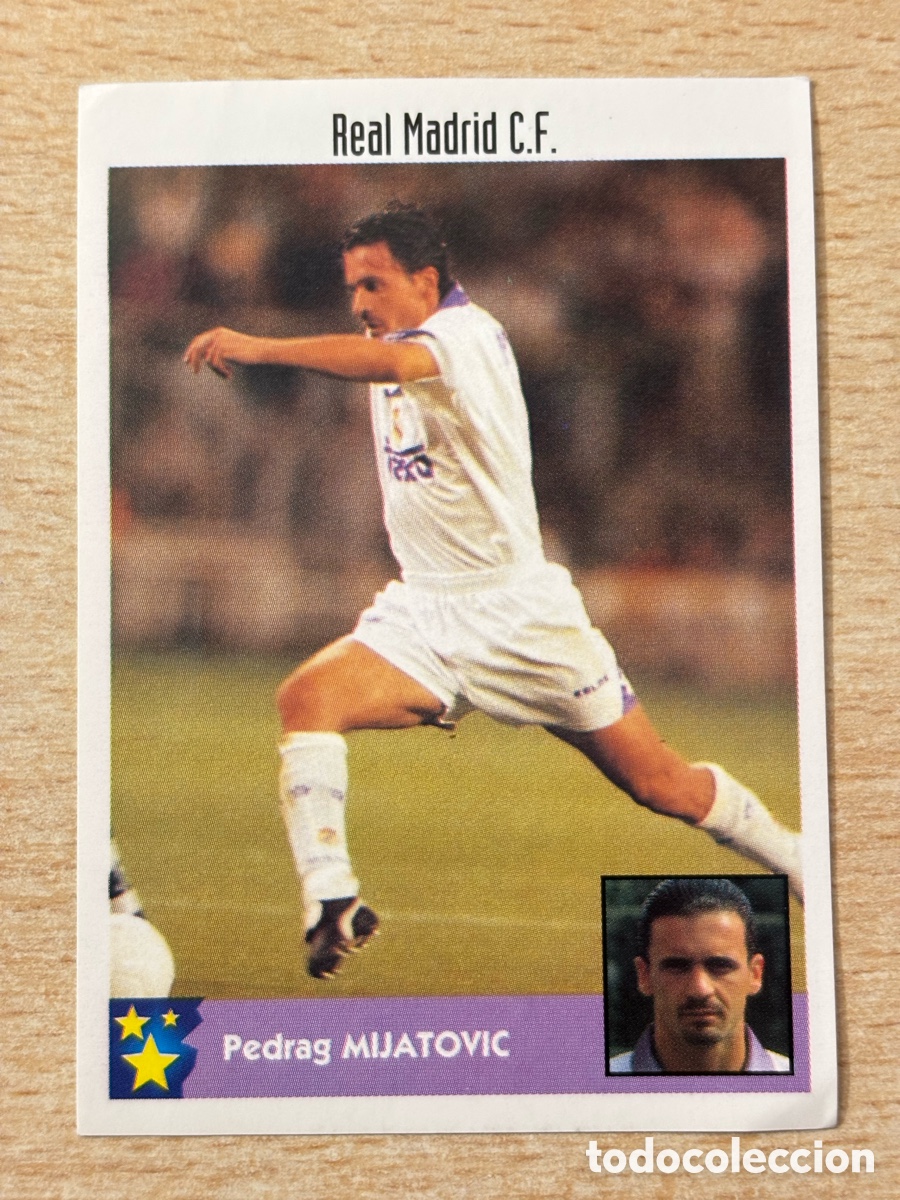 Cromos de F&uacute;tbol: # 226 Mijatovic Montenegro Real Madrid Mejores Equipos de Europa 97-98 Panini