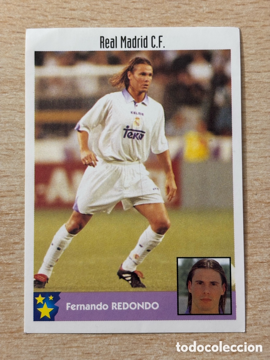 Cromos de F&uacute;tbol: # 223 Redondo Argentina Real Madrid Mejores Equipos de Europa 97-98 Panini