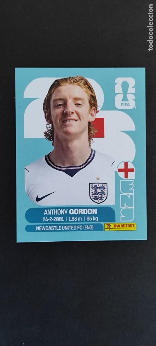 Cromos de F&uacute;tbol: FIFA WORLD CUP 2026 STICKER GORDON INGLATERRA # ENG15 PANINI