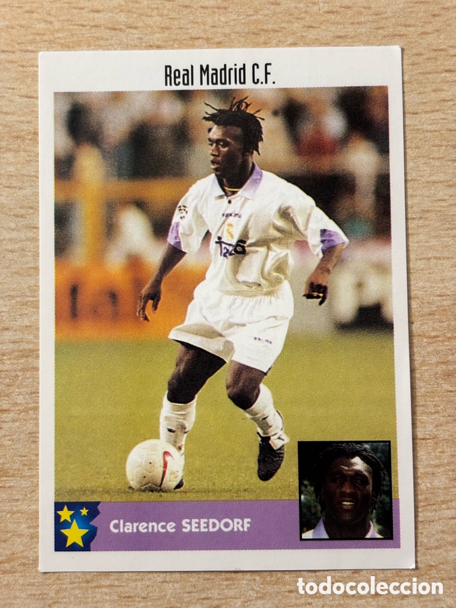 Cromos de F&uacute;tbol: # 222 Seedorf Holanda Real Madrid Mejores Equipos de Europa 97-98 Panini