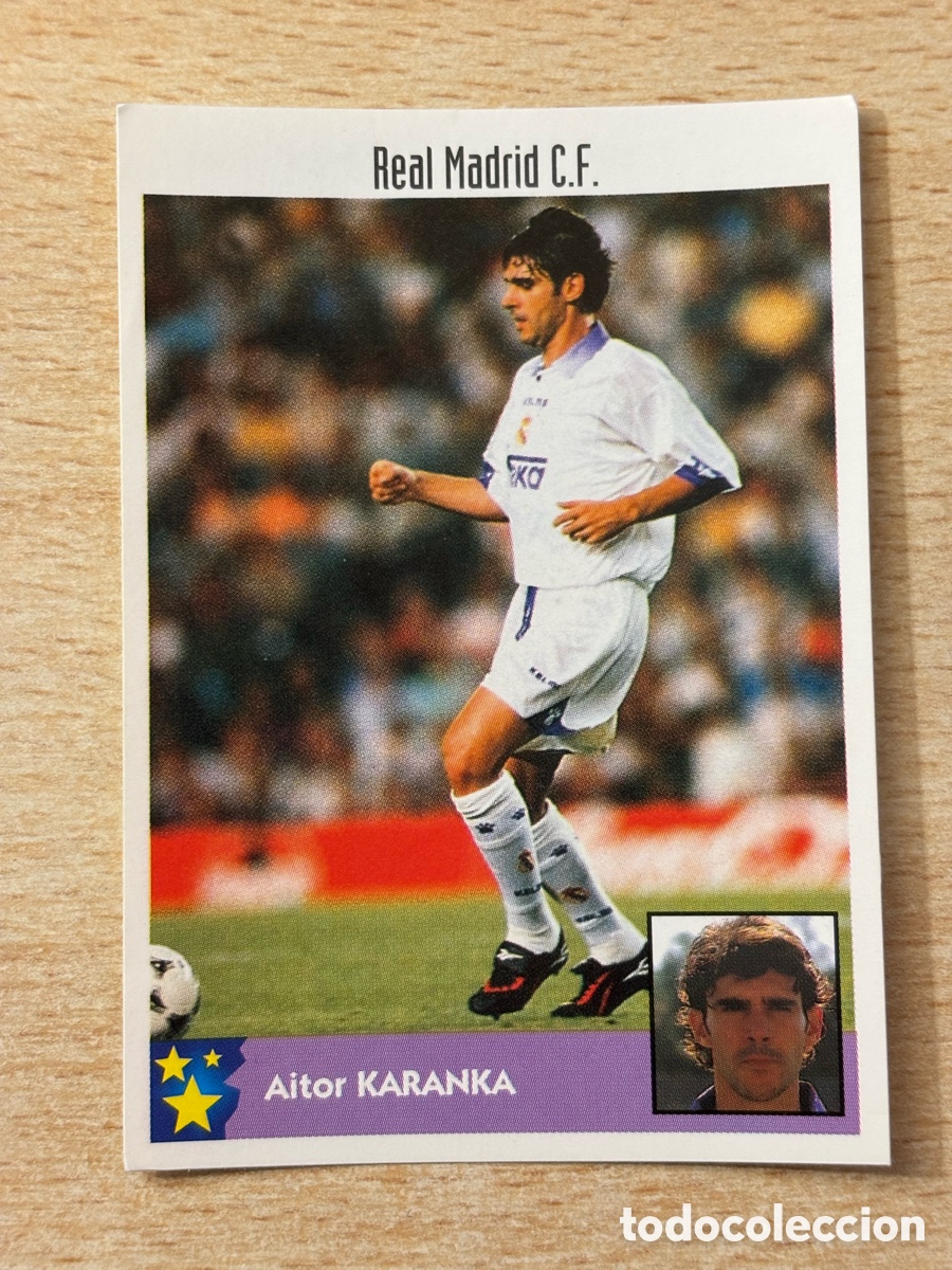 Cromos de F&uacute;tbol: # 220 Karanka Real Madrid Mejores Equipos de Europa 97-98 Panini