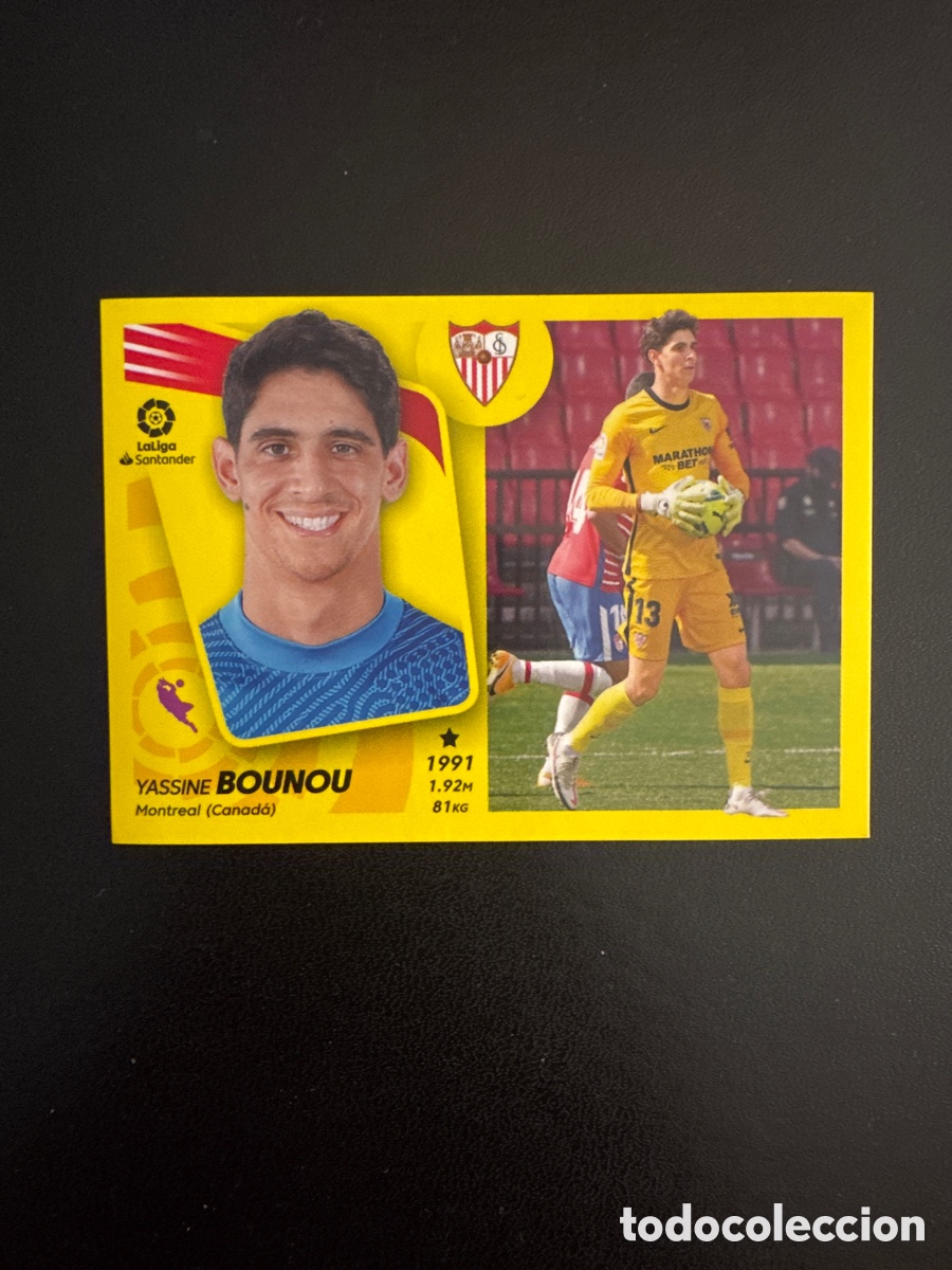 Fu&szlig;ball-Sticker: BOUNOU SEVILLA N&Uacute;MERO 5LIGA ESTE 2021 2022