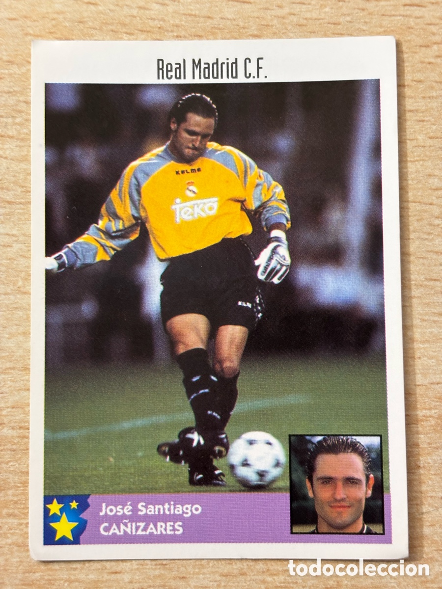 Cromos de F&uacute;tbol: # 217 Ca&ntilde;izares Real Madrid Mejores Equipos de Europa 97-98 Panini