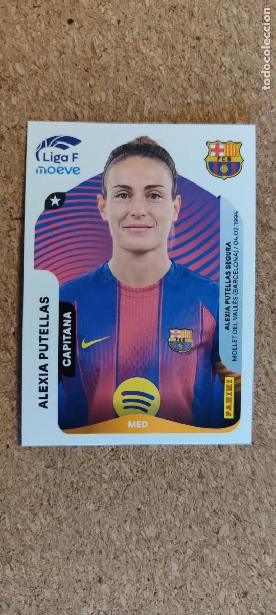 Cromos de F&uacute;tbol: LIGA F MOEVE 2025/26 FEMENINA STICKER ALEXIA PUTELLAS FC BARCELONA # 95 PANINI