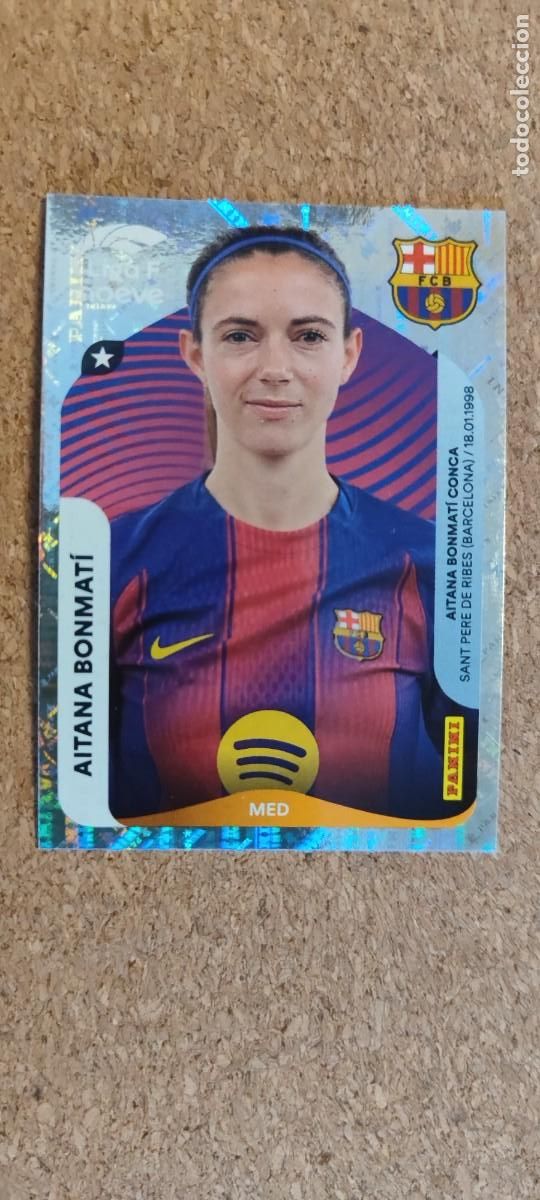 Cromos de F&uacute;tbol: LIGA F MOEVE 2025/26 FEMENINA STICKER AITANA BONMATI FC BARCELONA # 93 PANINI