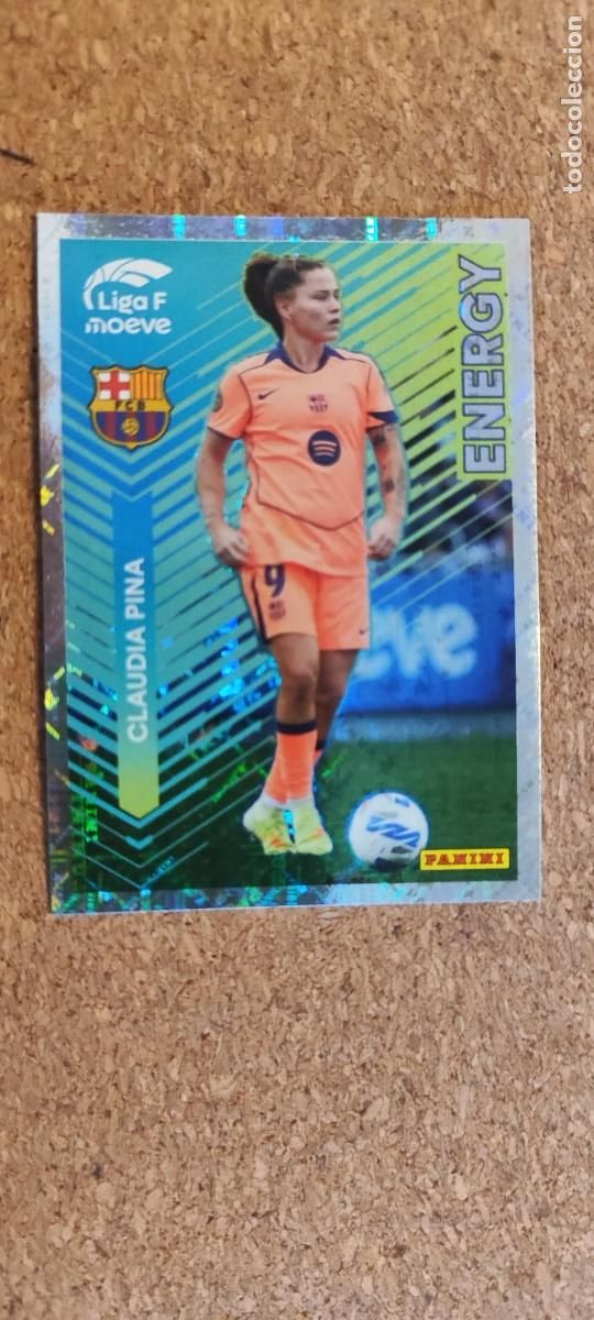 Cromos de F&uacute;tbol: LIGA F MOEVE 2025/26 FEMENINA STICKER ENERGY CLAUDIA PINA FC BARCELONA # 336 PANINI