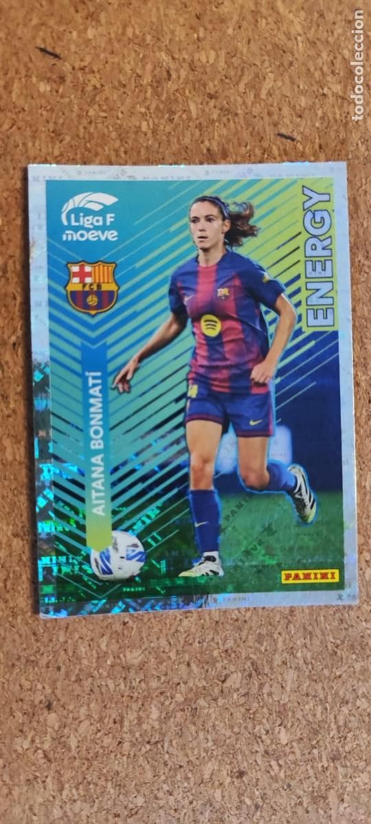 Cromos de F&uacute;tbol: LIGA F MOEVE 2025/26 FEMENINA STICKERENERGY AITANA BONMATI FC BARCELONA # 328 PANINI