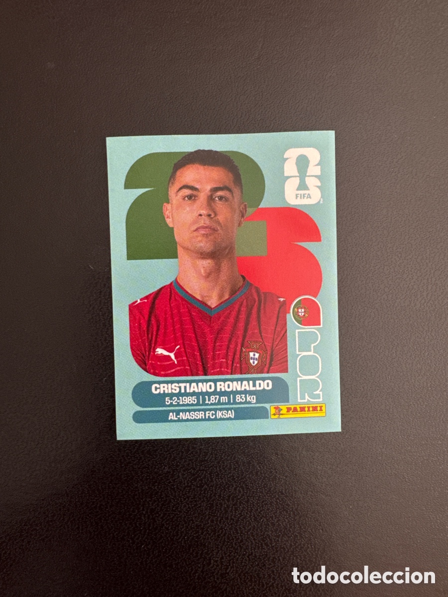 Cromos de F&uacute;tbol: CRISTIANO RONALDO NUMERO POR 15 PORTUGAL MUNDIAL 2026 WORLD CUP