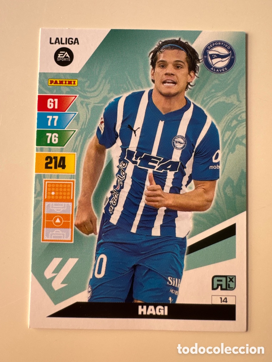 Cromos de F&uacute;tbol: PANINI ADRENALYN XL La Liga 2023 2024 23 24 Ianis Hagi Deportivo Alav&eacute;s N&ordm;14