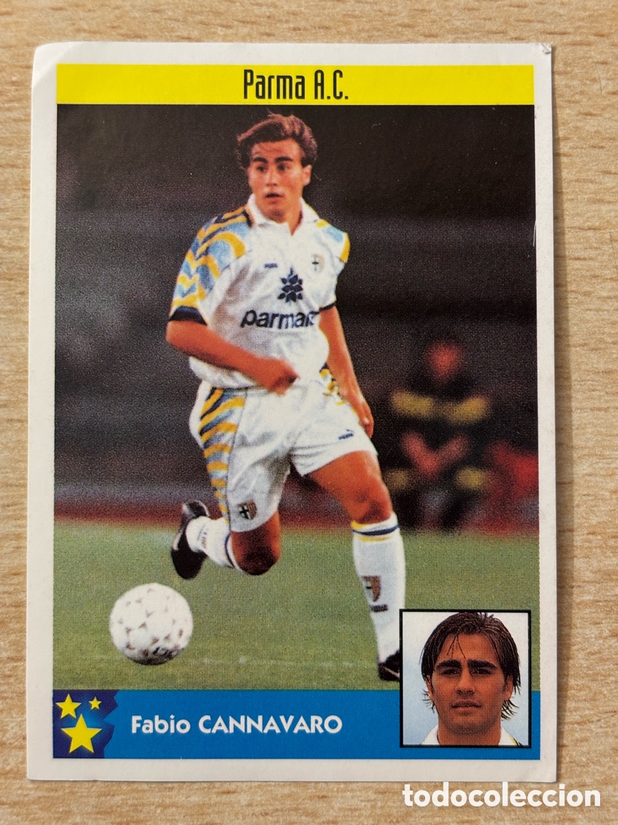 Cromos de F&uacute;tbol: # 207 Cannavaro Italia Parma AC Mejores equipos de Europa 97-98 Panini