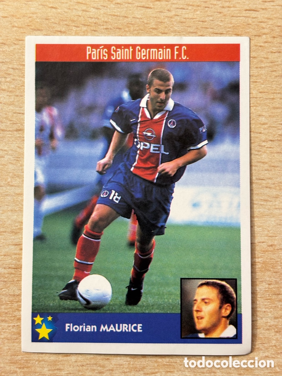 Cromos de F&uacute;tbol: # 203 Maurice PSG Francia Mejores Equipos de Europa 97-98 Panini