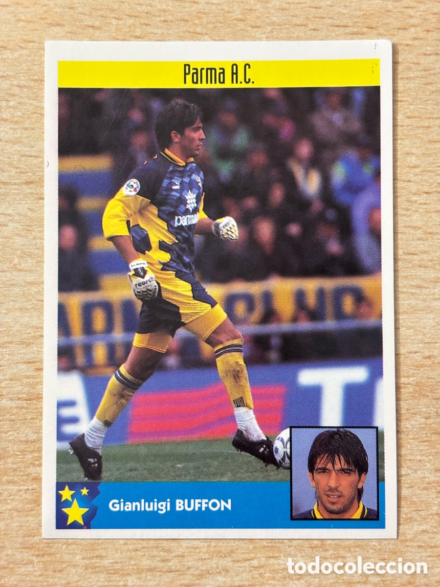 Cromos de F&uacute;tbol: # 205 Buffon rookie Parma AC Italia Mejores Equipos de Europa 97-98 Panini