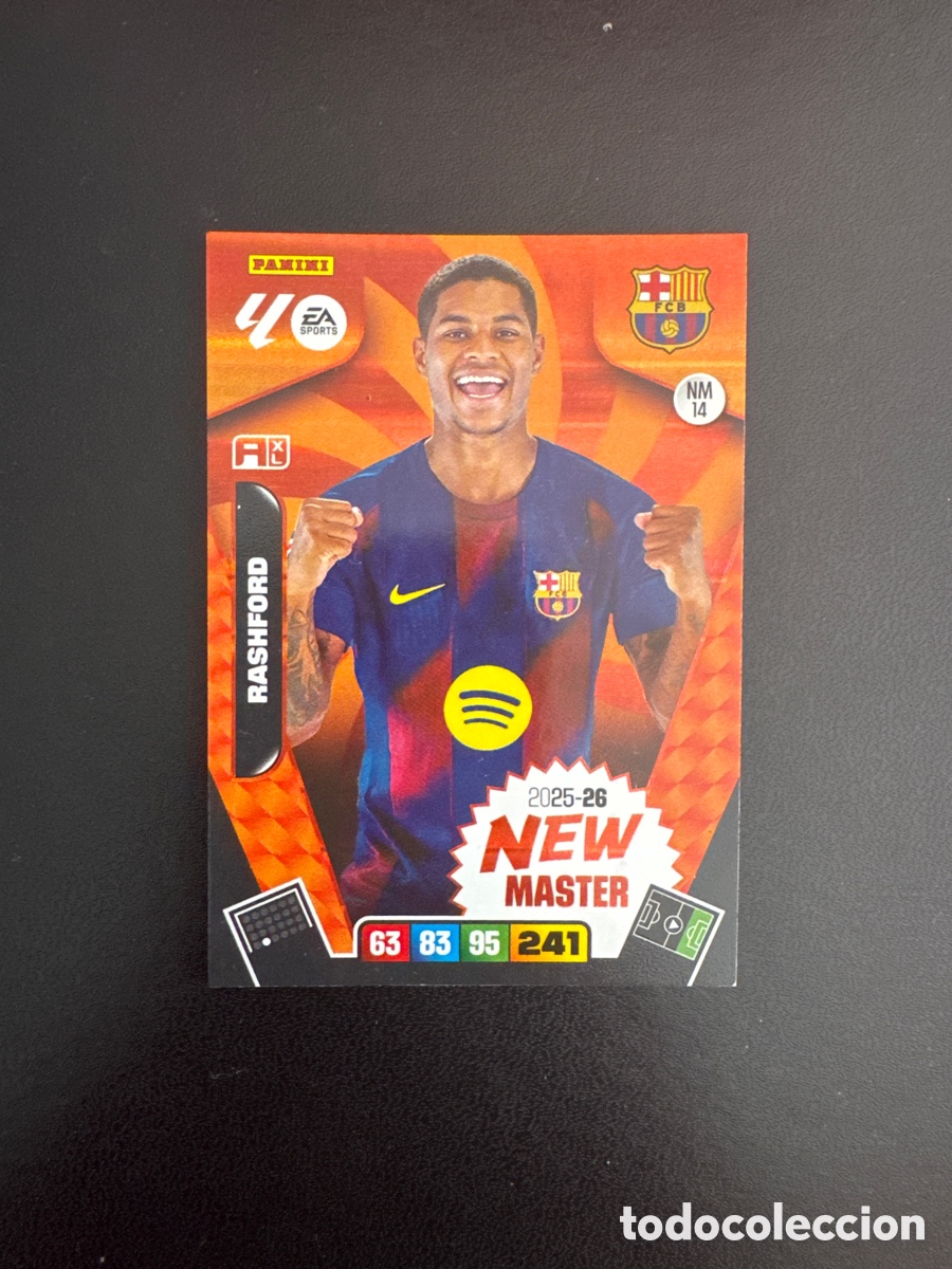Cromos de F&uacute;tbol: RASHFORD NEW MASTER NUMERO NM14 ADRENALYN 2025 2026