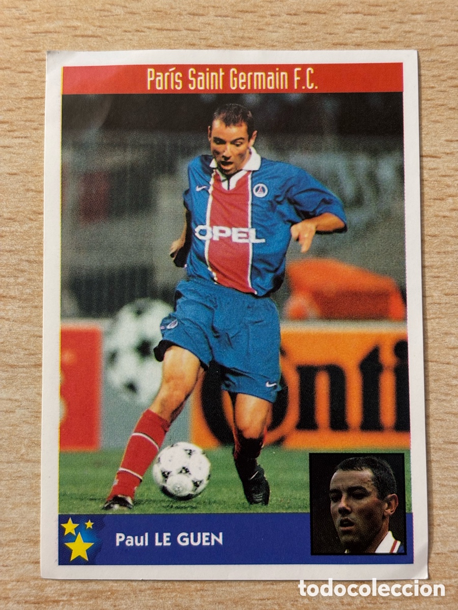 Cromos de F&uacute;tbol: # 196 Le Guen PSG Francia Mejores Equipos de Europa 97-98 Panini