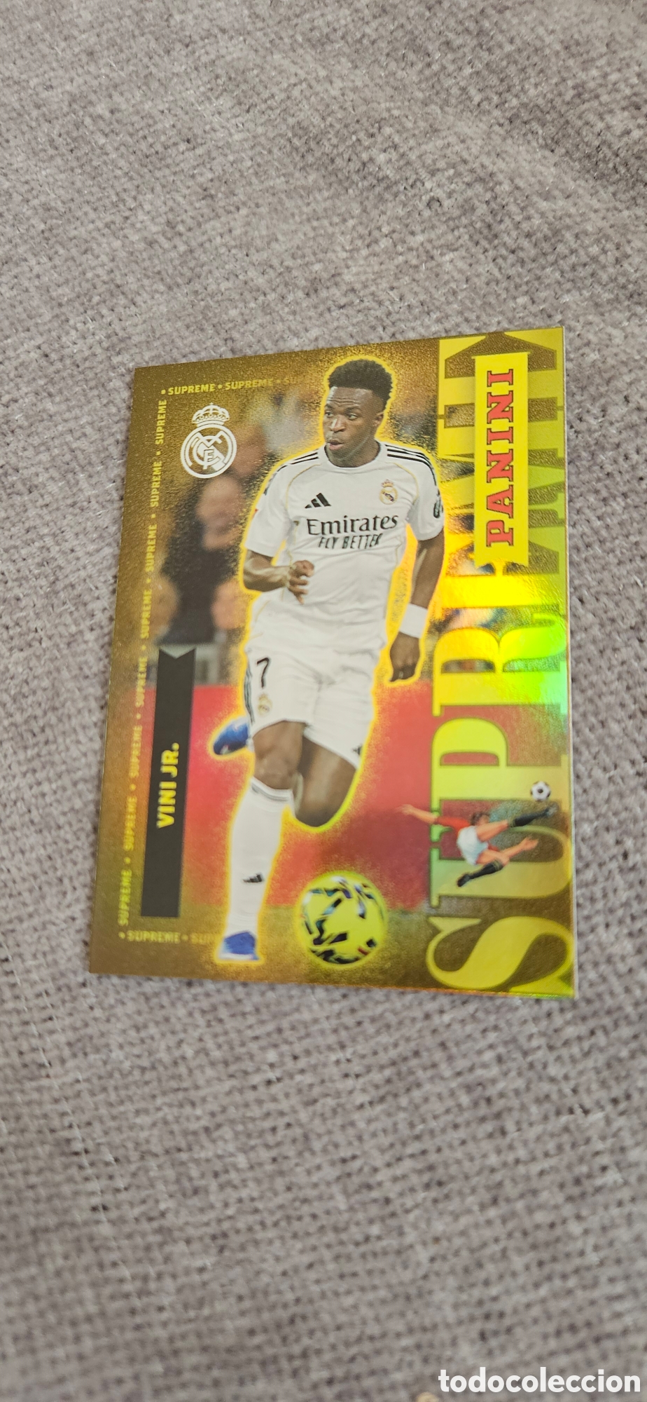 Cromos de Futebol: Vini jr 52 real Madrid 2026 2025 25 26 supreme panini extra