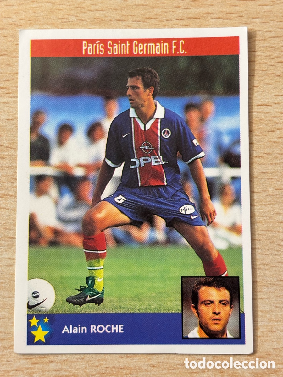 Cromos de F&uacute;tbol: # 195 Roche PSG Francia Mejores Equipos de Europa 97-98 Panini