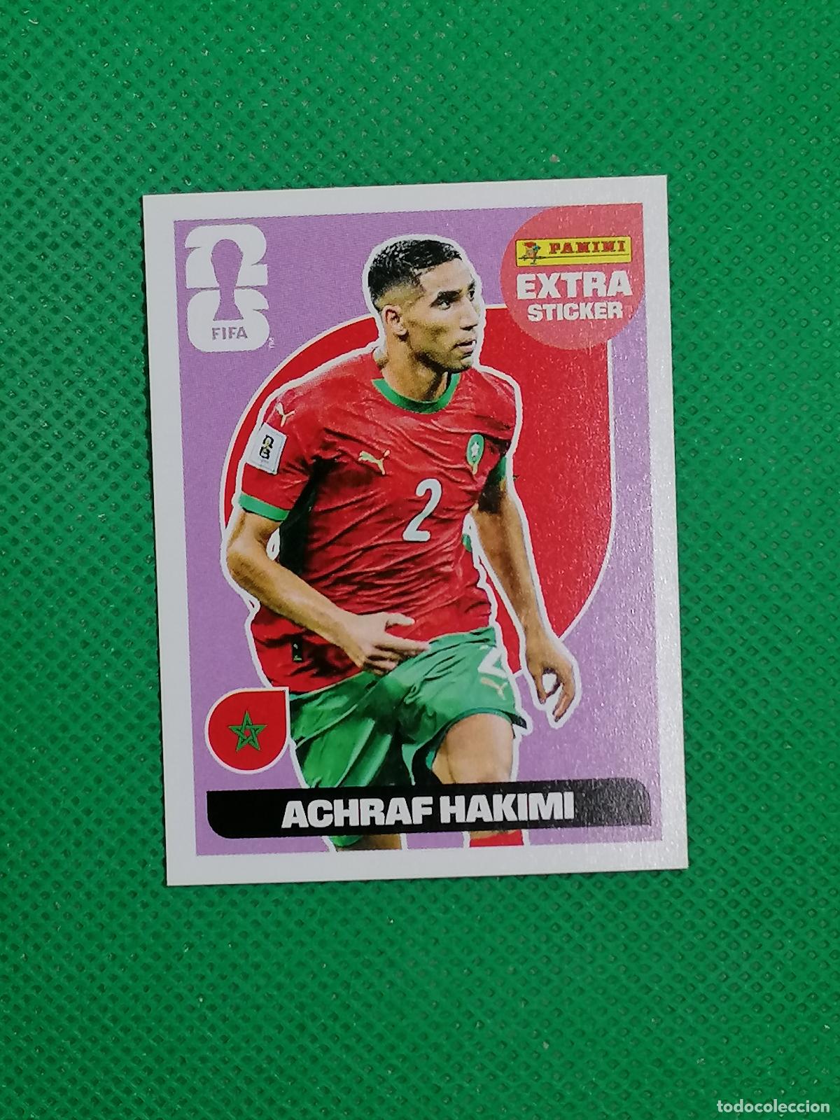 Cromos de F&uacute;tbol: ACHRAF HAKIMI MARRUECOS MORADO EXTRA STICKER ⚽ PANINI FIFA MUNDIAL WORLD CUP 26 2026 STICKER ⚽